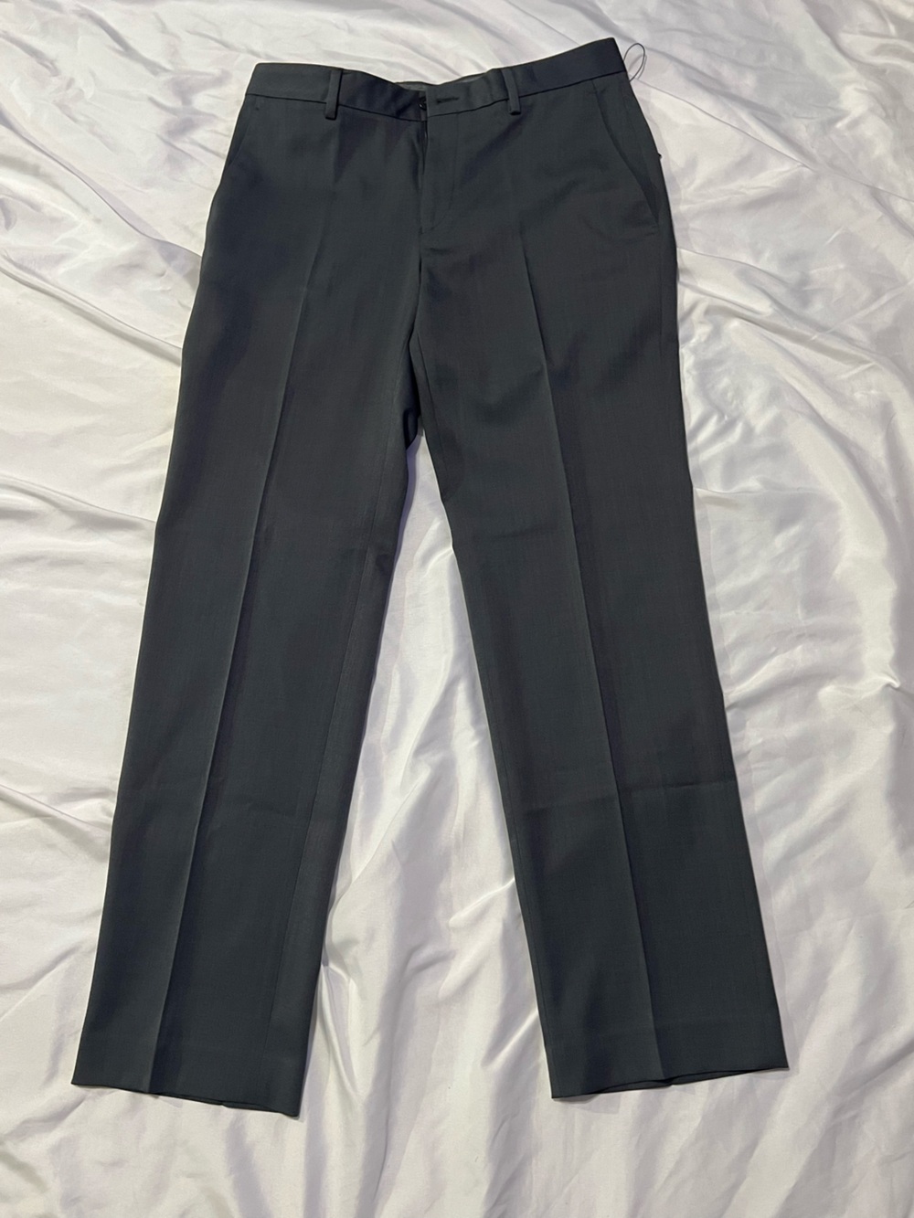 Chaps Men's Black Dress Pants - Slim Tailored Crease